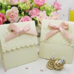 pink wedding theme ribbon pastel soft colour berkat